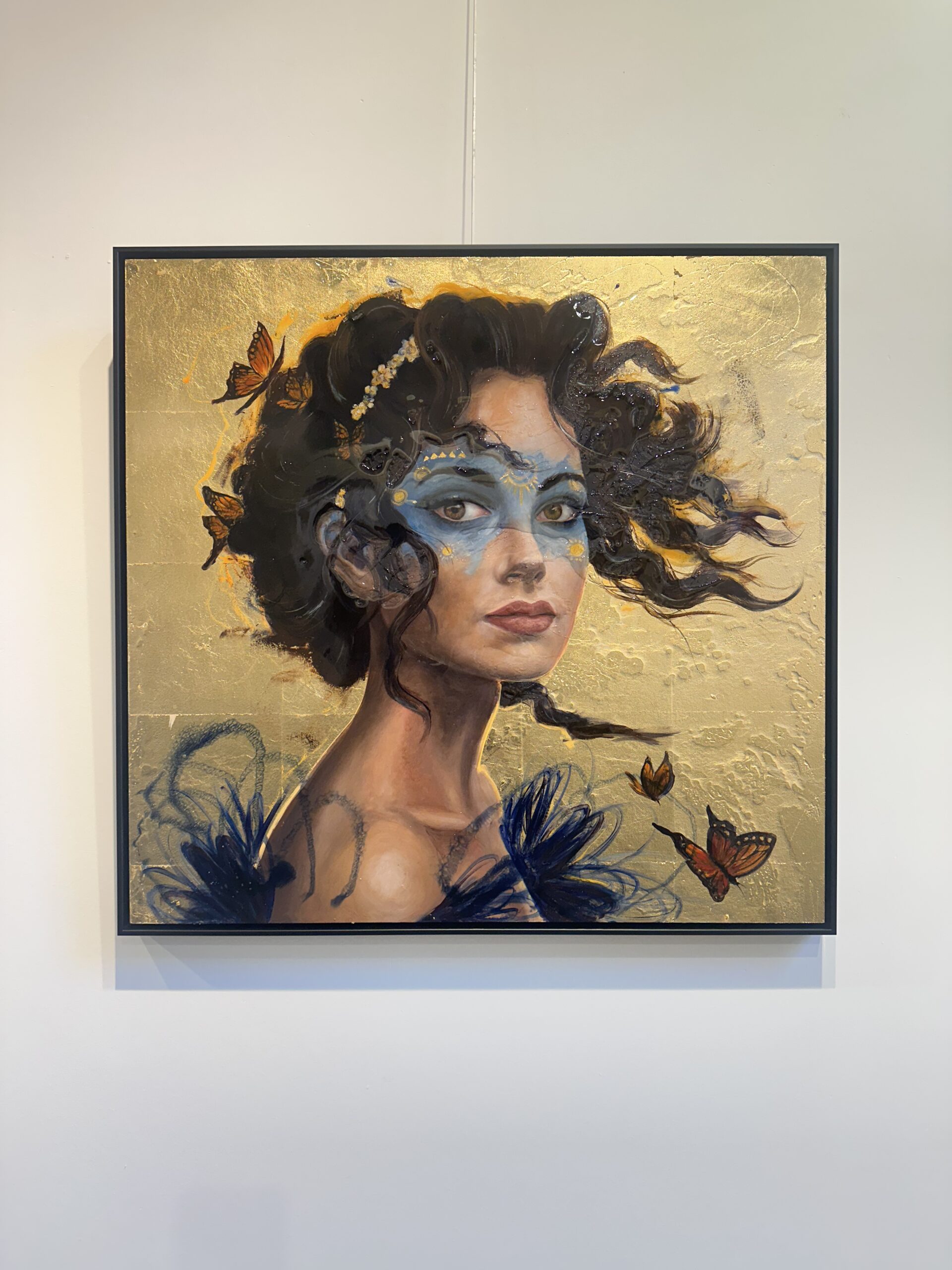 magie bladgoud olieverf